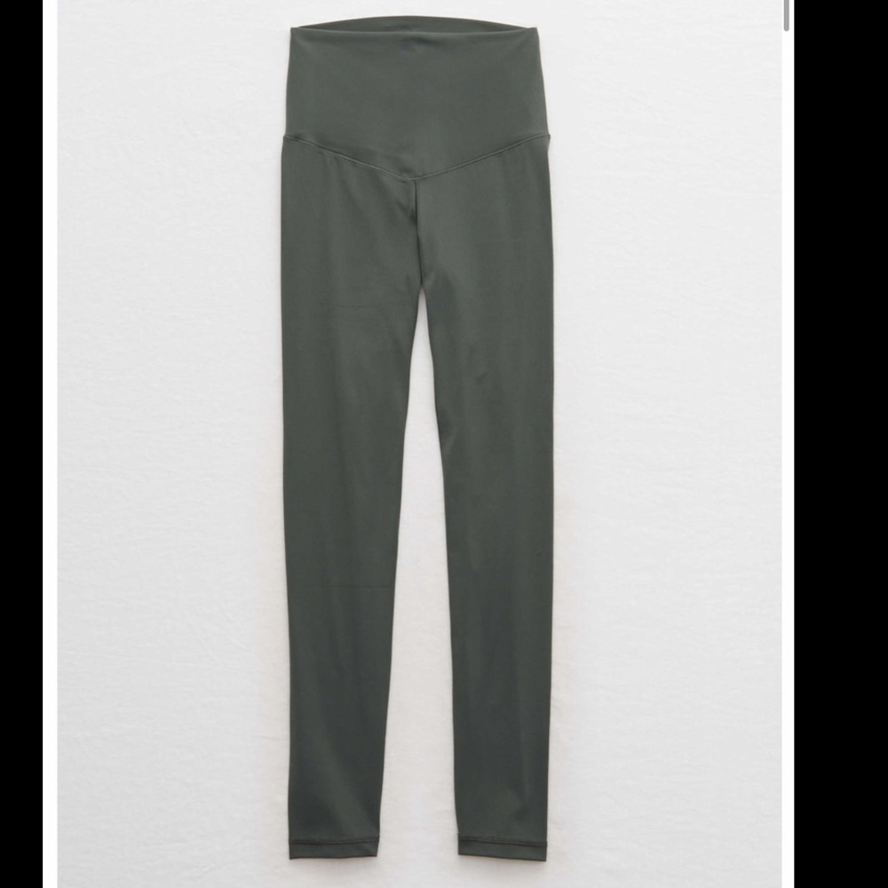 Green 7/8 Leggings